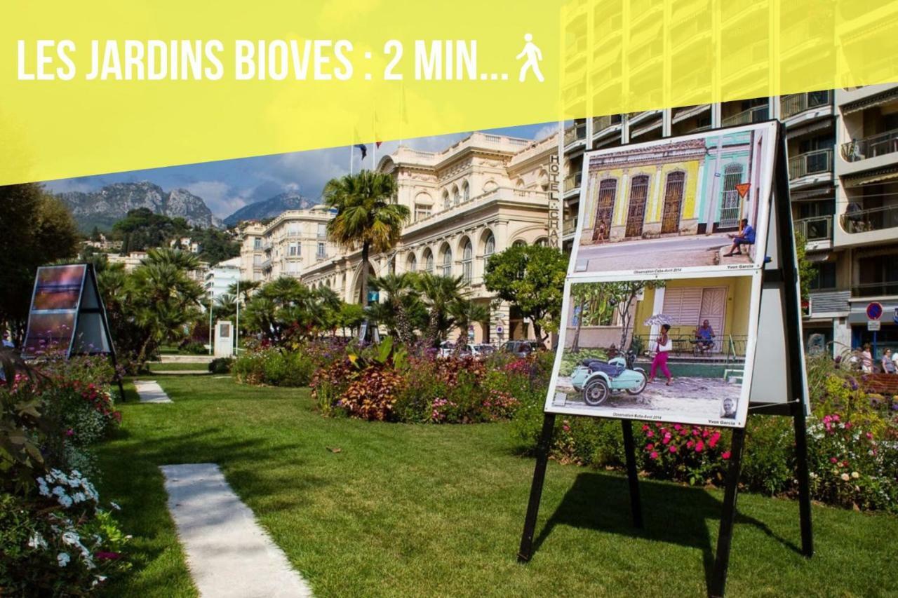 Cosy Malte Lägenhet Menton Exteriör bild
