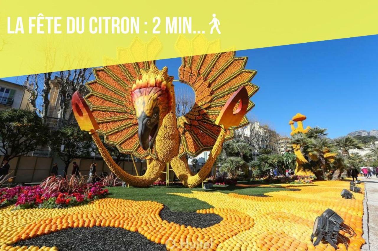 Cosy Malte Lägenhet Menton Exteriör bild