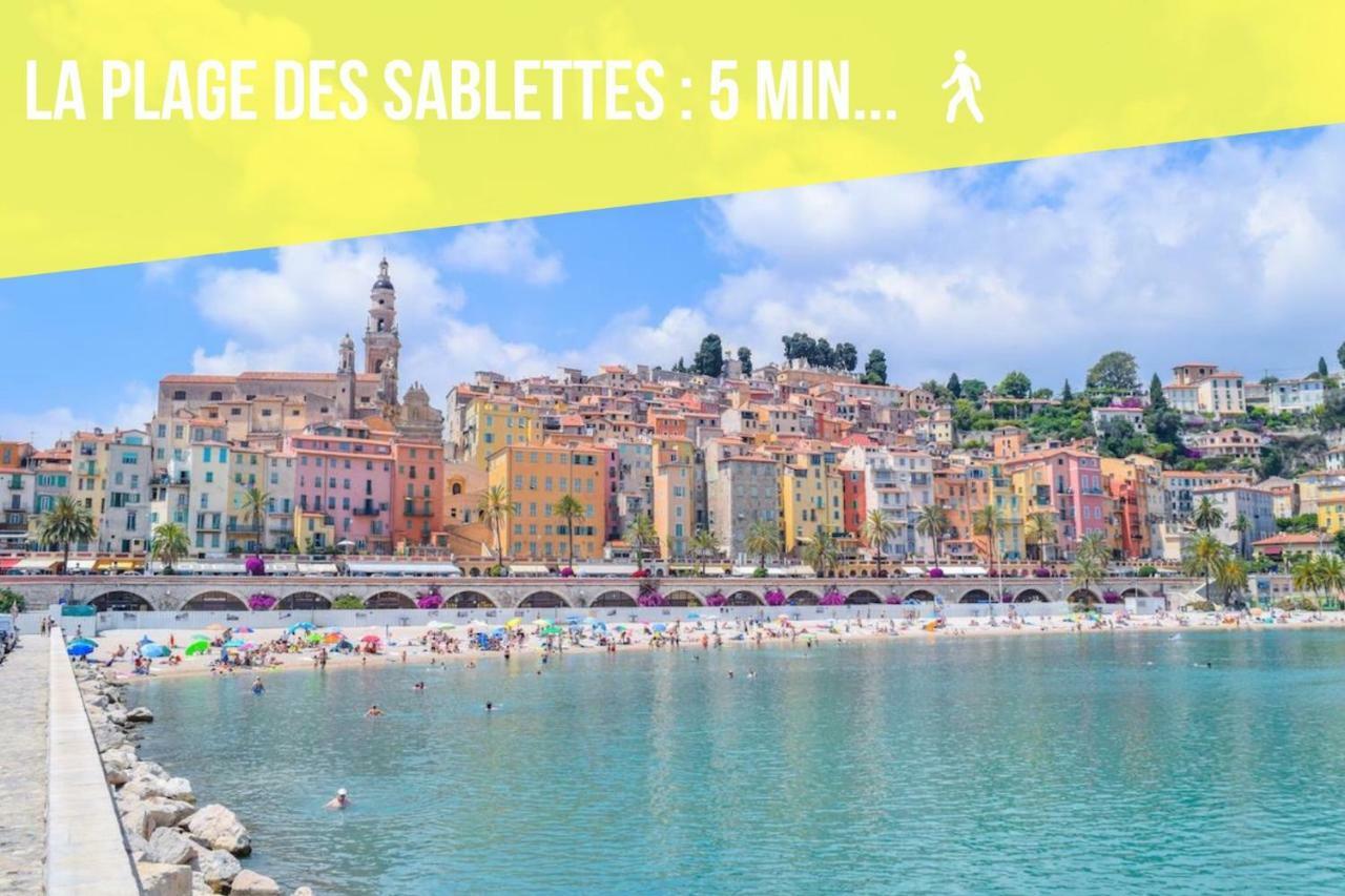 Cosy Malte Lägenhet Menton Exteriör bild