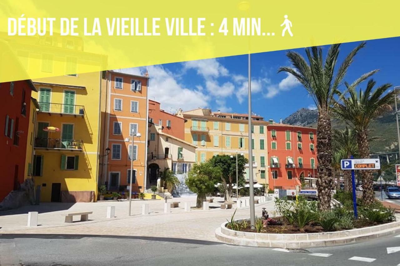Cosy Malte Lägenhet Menton Exteriör bild